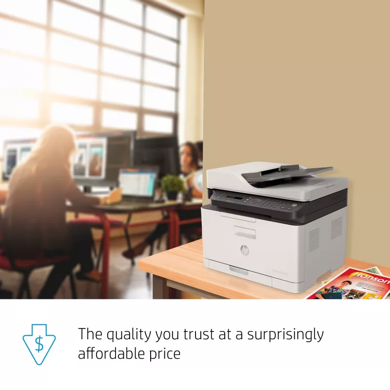 HP Color Laser MFP 179fnw, Laser, Farbdruck, 600 x 600 DPI, A4, Direktdruck, Schwarz, Weiß