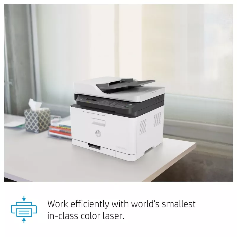 HP Color Laser MFP 179fnw, Laser, Farbdruck, 600 x 600 DPI, A4, Direktdruck, Schwarz, Weiß