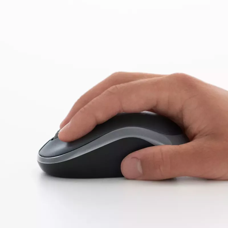 Maus Logitech M185 Wireless Rot