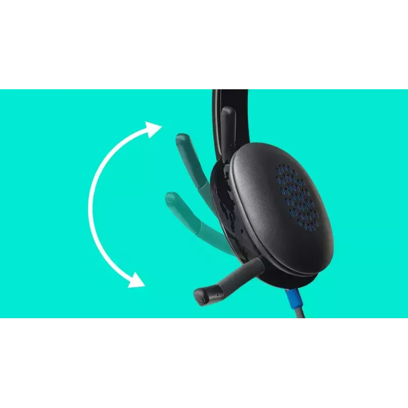 Headset Logitech H540 Eingebautes Mikrofon USB Typ-A Schwarz