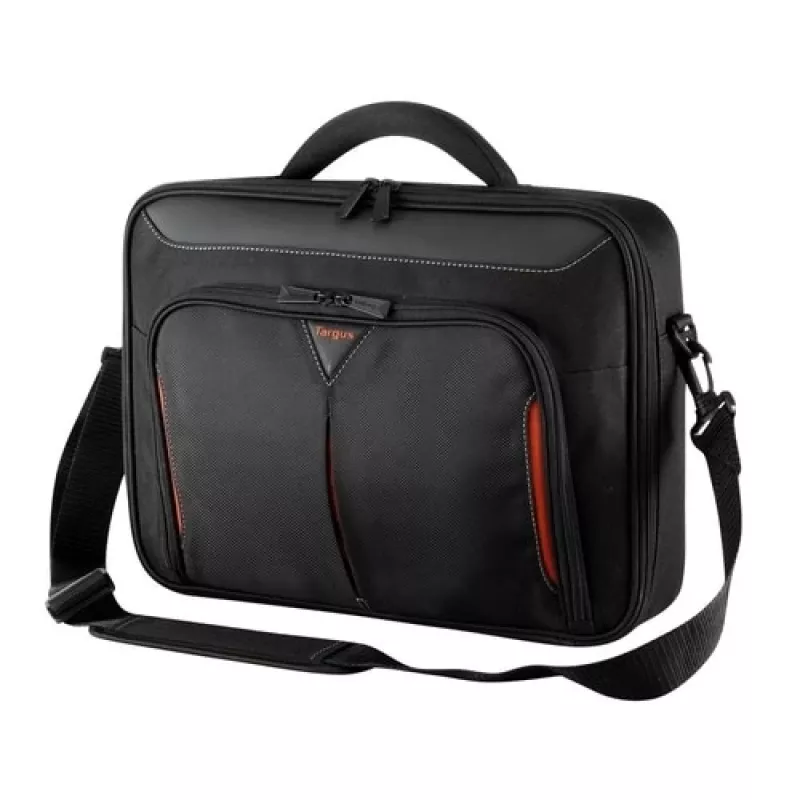 Targus Classic+ 14 Zoll Clamshell Laptoptasche, Schwarz/Rot CN414EU