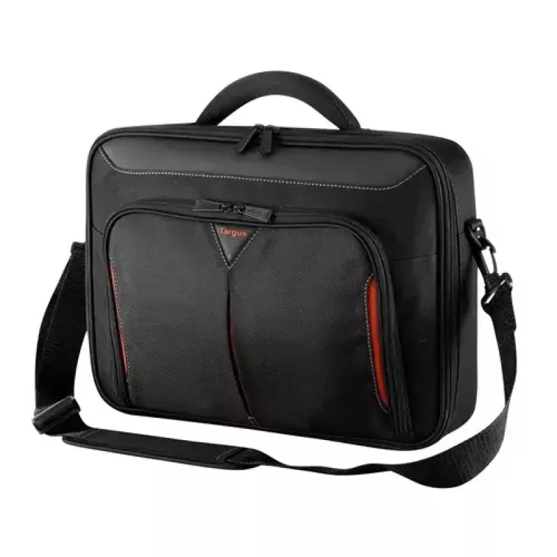 Targus Classic+ 18 Zoll Clamshell Laptoptasche, Schwarz/Rot CN418EU
