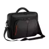 Targus Classic+ 18 Zoll Clamshell Laptoptasche, Schwarz/Rot CN418EU