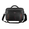 Targus Classic+ 18 Zoll Clamshell Laptoptasche, Schwarz/Rot CN418EU