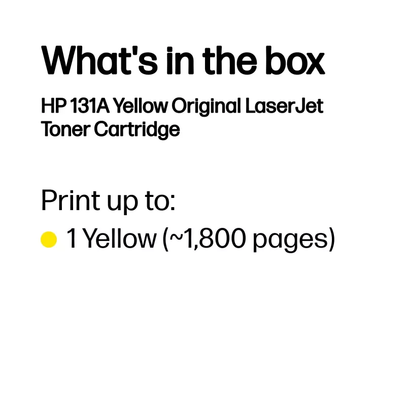 HP 131A Gelb Original LaserJet Tonerkartusche