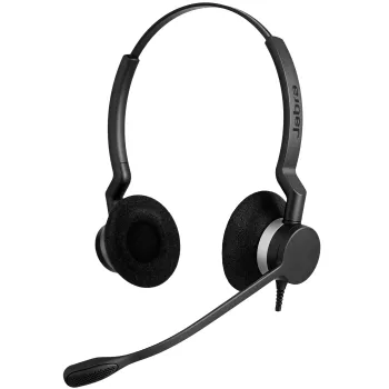 Jabra BIZ 2300 Duo, USB, MS, Kabelgebunden, Büro/Callcenter, 150 - 4500 Hz, 68 g, Headset, Schwarz