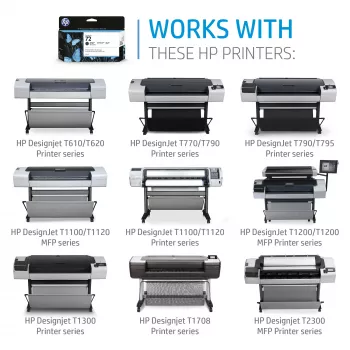 HP 72 130-ml Mattschwarz DesignJet Tintenpatrone