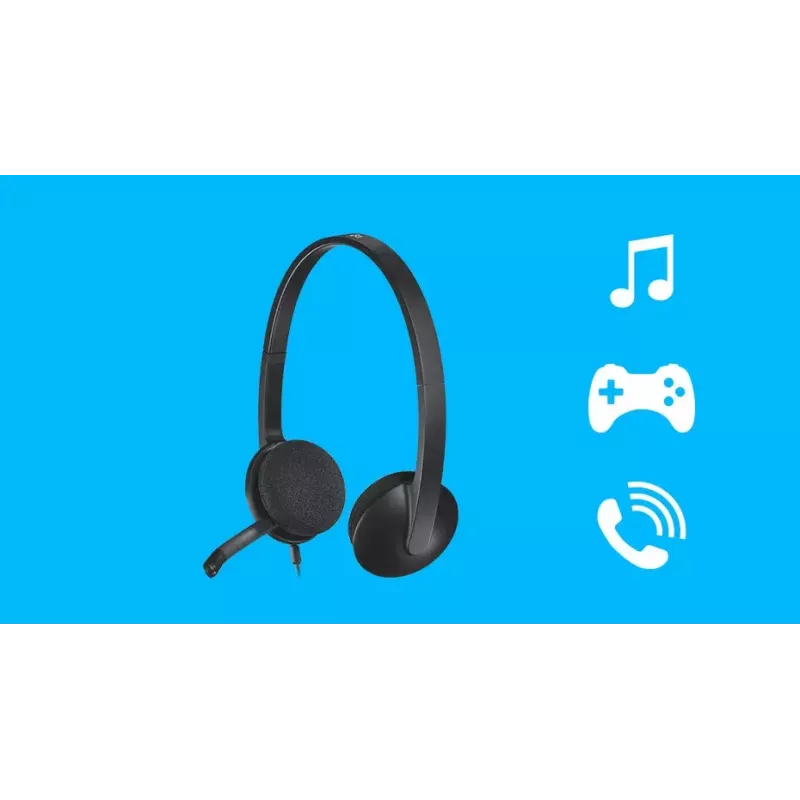 LOGITECH H340 - USB - Headset - Schwarz