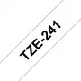 Brother TZE-241 Beschriftungsband Schwarz auf Weiß