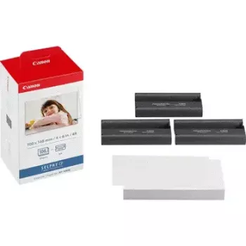 Canon SELPHY KP-108IN Tinten- und Papierset, 108 Blatt, 100x148 mm