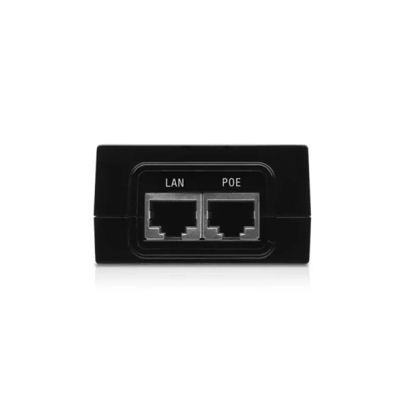 PoE-Adapter UBIQUITI POE-48-24W, 48 V PoE, 2x RJ-45 Fast Ethernet-Anschlüsse, 100–240 V Eingang