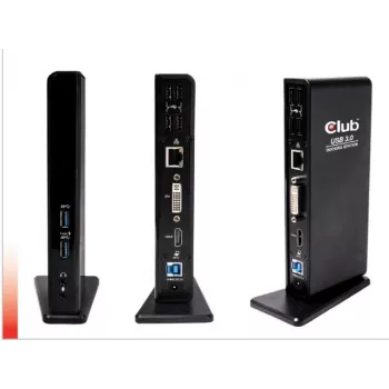 CLUB3D USB Gen1 Type A Dual Display (HDMI und DVI) DisplayLink™ Dockingstation