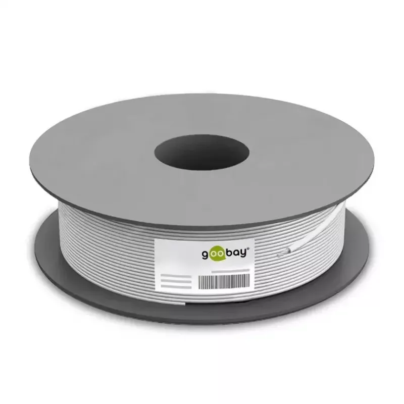 Netzwerkkabel Goobay CAT 5e U/UTP 100 m Grau