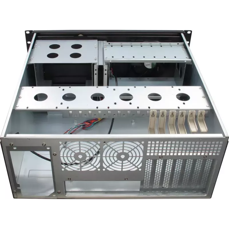 Servergehäuse Inter-Tech IPC 4U-4088-S Rack Schwarz
