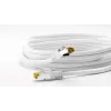 Netzwerkkabel Goobay RJ45 Patchkabel CAT 6A S/FTP 3 m Weiß