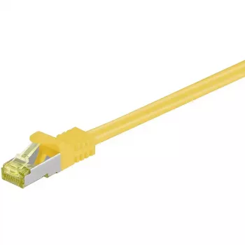 Netzwerkkabel Goobay RJ-45 CAT7 0.5m Gelb S/FTP