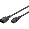 Verlängerungskabel C13-Buchse C14-Stecker 5m Goobay 39203 Schwarz