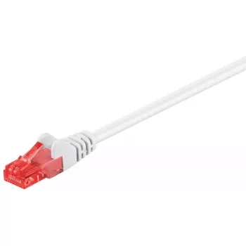 Netzwerkkabel Goobay CAT 6 Patch Kabel RJ-45 Cat6 15m Weiß