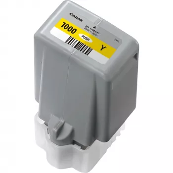 Canon PFI-1000Y Gelb Tintenpatrone, Gelb, Pigmenttinte, 80 ml, 3365 Seiten