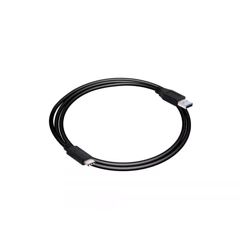 Club 3D CAC-1523 USB-C-auf-USB-A-Kabel, USB 3.1 Gen 2, 10 Gbit/s, PD 60 W, Stecker/Stecker, 1 m, Schwarz