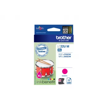 Brother LC22UM Tintenpatrone 1 Stk. Original Hohe (XL) Reichweite Magenta