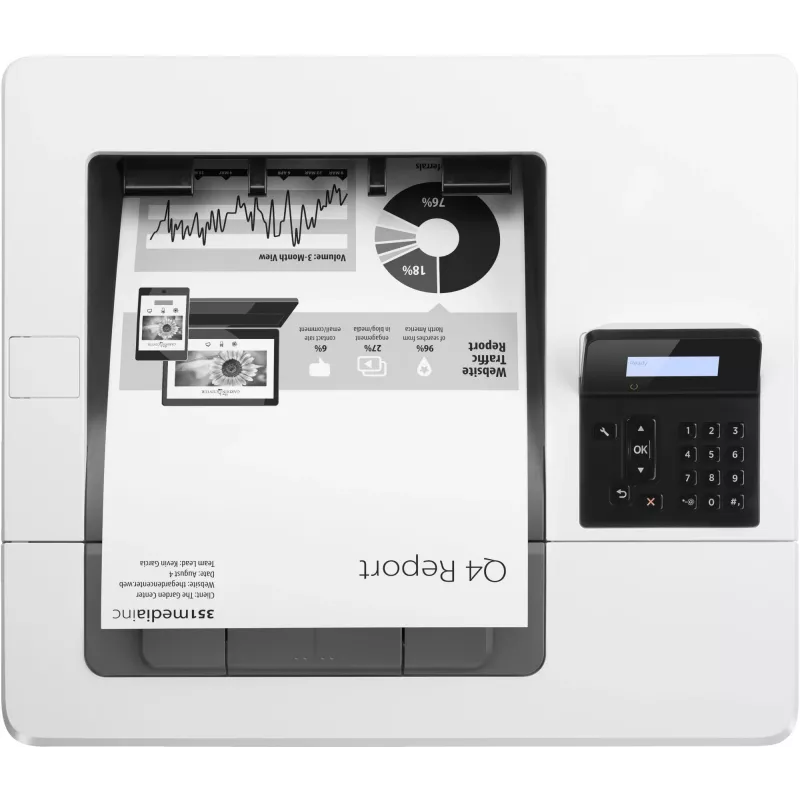 HP LaserJet Pro M501dn, Laser, 600 x 600 DPI, A4, 43 ppm, Duplexdruck, Netzwerkbereit