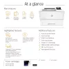 HP LaserJet Pro M501dn, Laser, 600 x 600 DPI, A4, 43 ppm, Duplexdruck, Netzwerkbereit