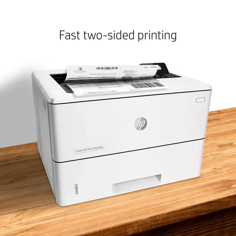 HP LaserJet Pro M501dn, Laser, 600 x 600 DPI, A4, 43 ppm, Duplexdruck, Netzwerkbereit