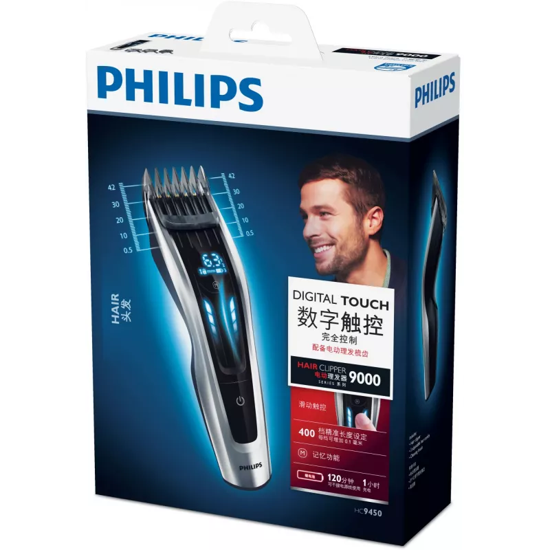 Philips HAIRCLIPPER Series 9000 HC9450/15 Waschbarer Haarschneider