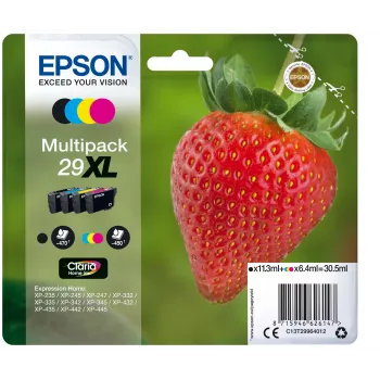 Epson Tintenpatrone C13T29964012 29XL XL Schwarz Cyan Magenta Gelb
