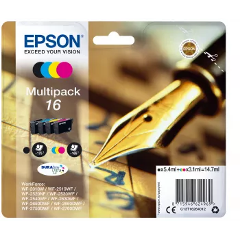 Epson Tintenpatrone C13T16264012 Multipack BK,C,M,Y