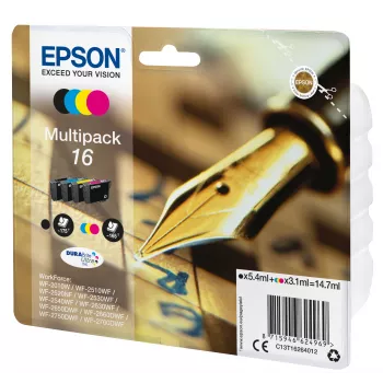 Epson Tintenpatrone C13T16264012 Multipack BK,C,M,Y