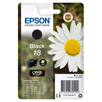 Epson Daisy Singlepack Schwarz 18 Claria Home Tinte