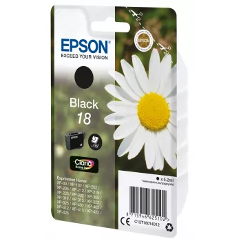 Epson Daisy Singlepack Schwarz 18 Claria Home Tinte