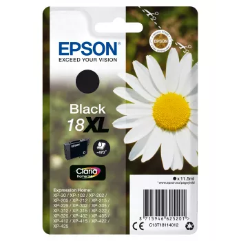 Epson Daisy Einzelpack Schwarz 18XL Claria Home Tinte