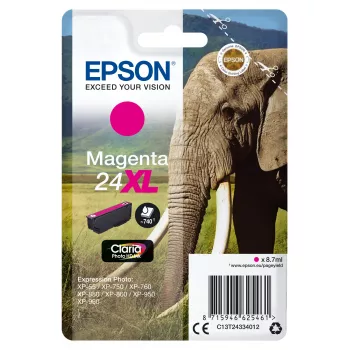 Patrone Epson Magenta Tinte 24XL C13T24334012 Claria Photo HD