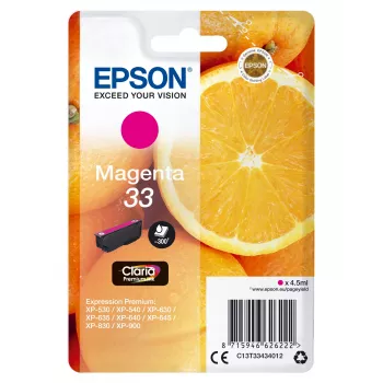Epson Oranges Einzelpack Magenta 33 Claria Premium Ink