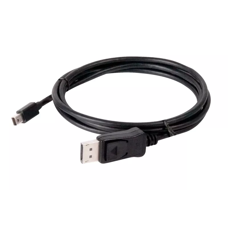 Club 3D CAC-1115 Mini-DisplayPort-1.4-auf-DisplayPort-1.4-Kabel, HBR3, 8K60Hz, 2 m, Schwarz