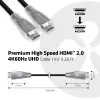 Club 3D CAC-1311 Premium-High-Speed-HDMI-2.0-Kabel, 4K60Hz, Stecker/Stecker, 1 m, Schwarz