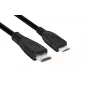 Club 3D CAC-1350 Mini-HDMI-auf-HDMI-2.0-Kabel, 4K60Hz, Stecker/Stecker, 1 m, Schwarz