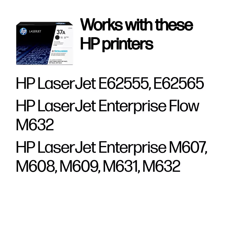 HP 37A CF237A Tonerkartusche, Schwarz, 11000 Seiten