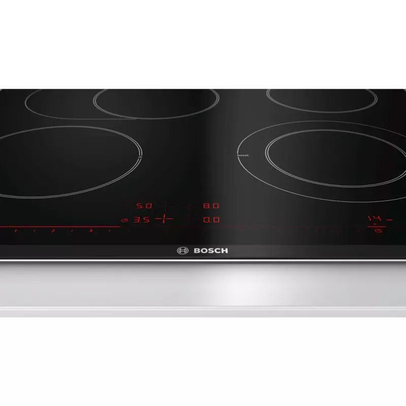 Bosch Serie 8 PKN675DP1D Kochfeld Schwarz, Edelstahl Einbau Cerankochfeld 4 Zone(n)