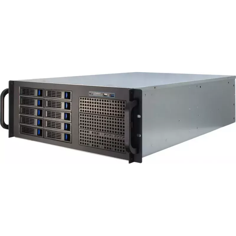 Servergehäuse Inter-Tech IPC 4U-4410 Rack Schwarz