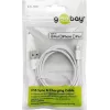 Goobay Lightning USB-Lade- und Synchronisationskabel 2 m Lightning USB A