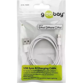Goobay Lightning USB-Lade- und Synchronisationskabel 2 m Lightning USB A