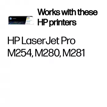 HP LaserJet 203X High Yield Yellow Original Toner Cartridge
