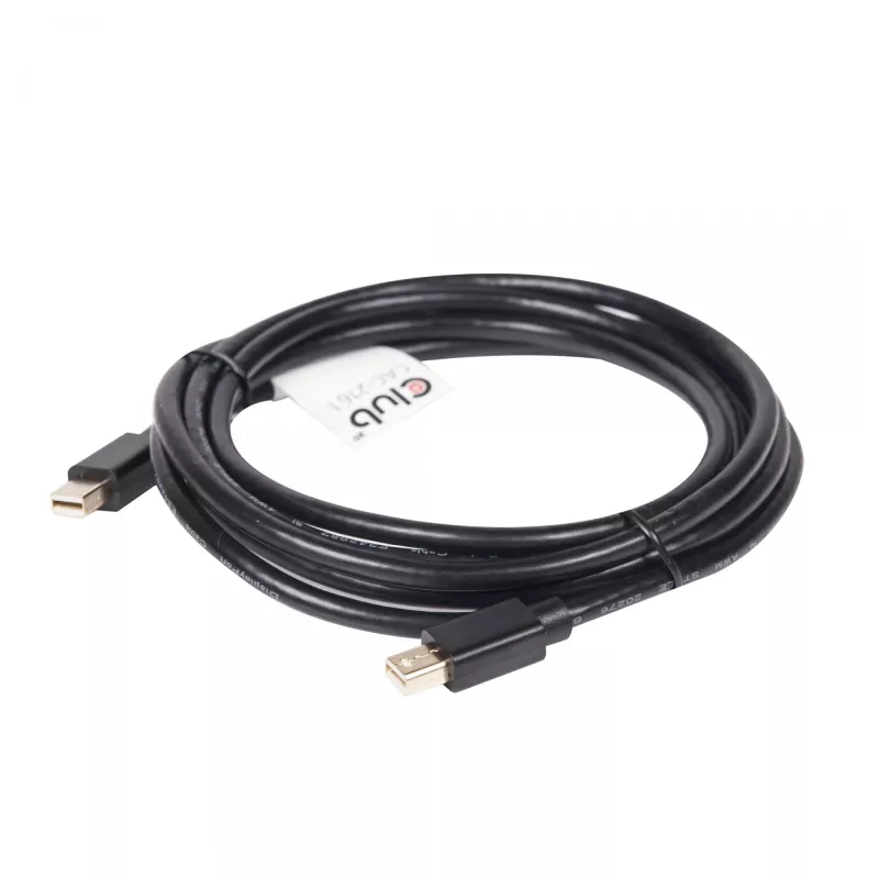 Club 3D CAC-2161 Mini-DisplayPort-1.2-HBR2-Kabel, 4K, St/St, 2 m, Schwarz