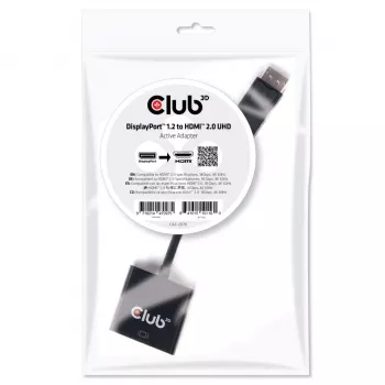 Aktiver Adapter DisplayPort 1.2 auf HDMI 2.0 CLUB3D CAC-2070