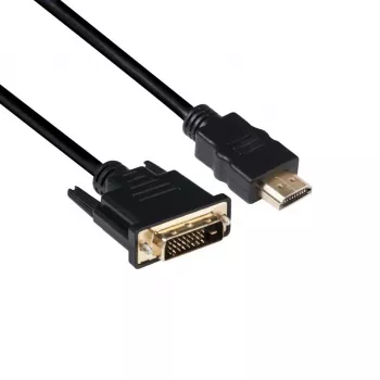 CLUB3D DVI auf HDMI 1.4 Kabel M/M 2m/6,56ft bidirektional