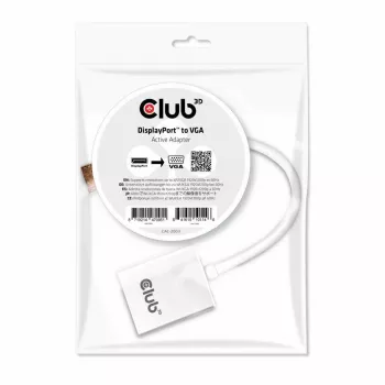 Aktiver Adapter DisplayPort auf VGA CLUB3D CAC-2003